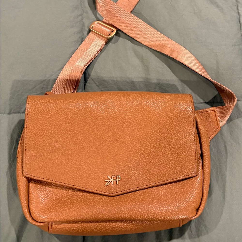Freshly Picked Park Pack Leather Crossbody in Cognac